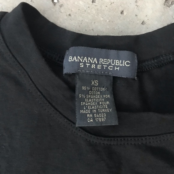 Banana Republic black cotton tee - Picture 2 of 4